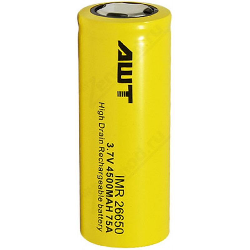 Фото и внешний вид — AWT 26650 4500mAh