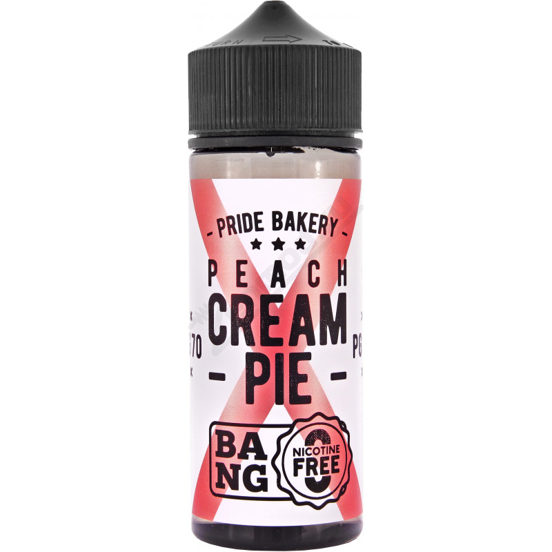 Фото и внешний вид — BANG Cream Pie - Peach Pie 120мл
