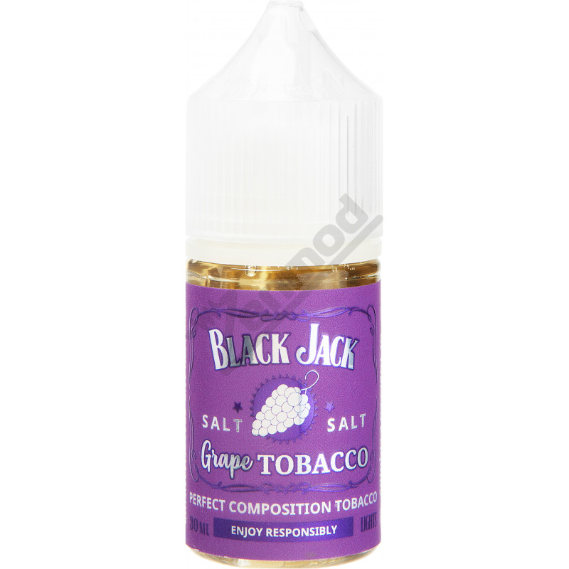 Фото и внешний вид — Black Jack SALT - Grape Tobacco 30мл