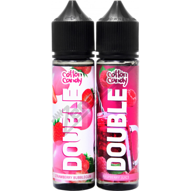 Фото и внешний вид — CC DOUBLE - Raspberry Juice + Strawberry Bubblegum 2x60мл