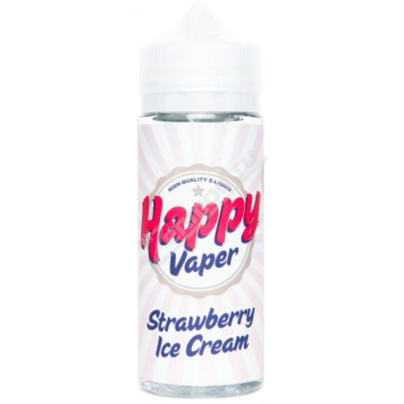 Фото и внешний вид — Happy Vaper - Strawberry Ice Cream 120мл