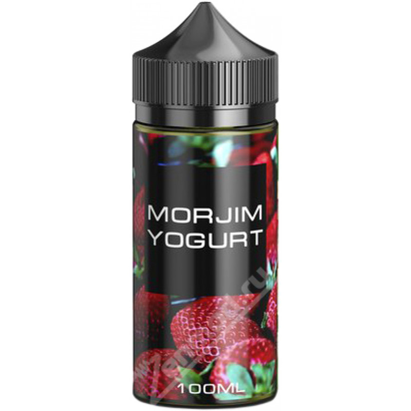 Фото и внешний вид — Morjim Yogurt - Йогурт с клубникой 100мл