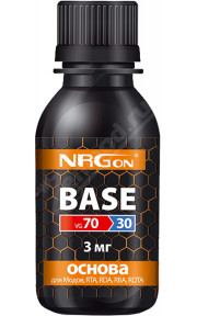 Основа NRGon 70/30 100мл 3мг