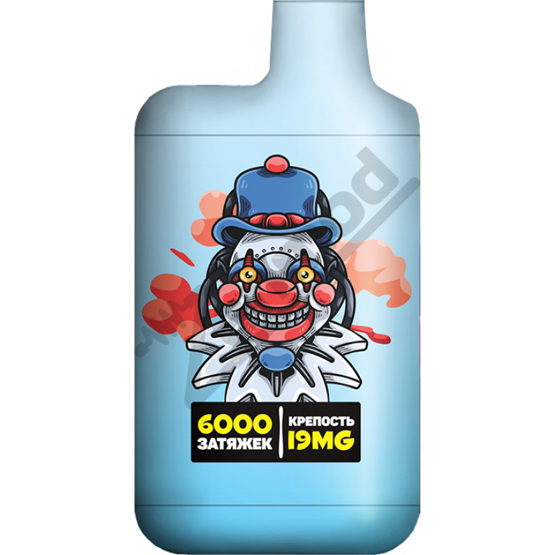 Фото и внешний вид — TURBO 6000 - White Grape Blue Raspberry Cherry