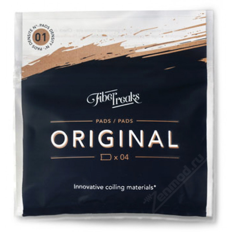Фото и внешний вид — Французская вата Fiber Freaks - Original Pads 01, 4 листа